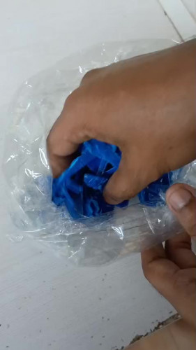 Premium Washed HDPE Blue Drum Flakes 36356