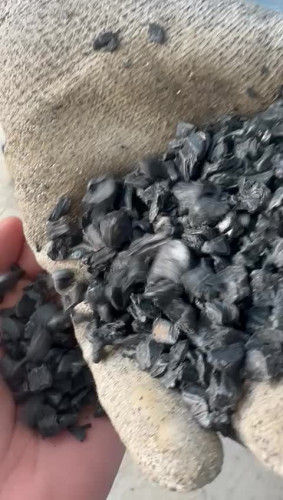 PC/ABS painted black regrind 36730