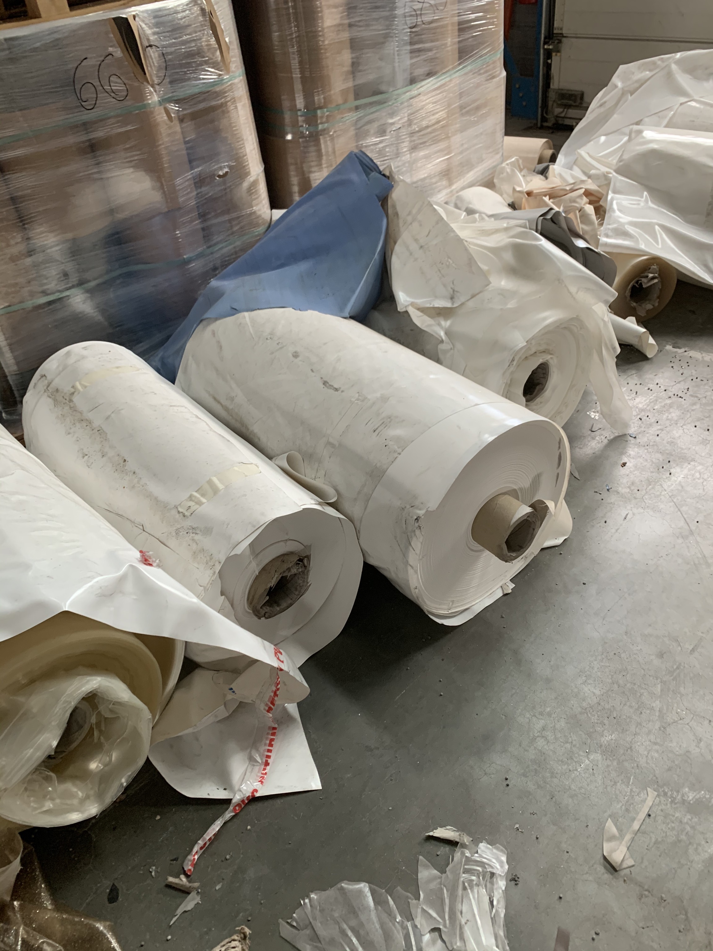 PVC, Rolls, rigid white pvc rolls