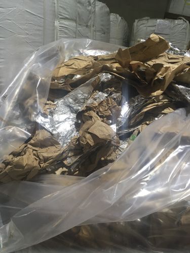 Kraft bags  with aluminum liner 21744