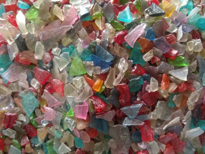 Regrind Mix Color Transparent PC  35663