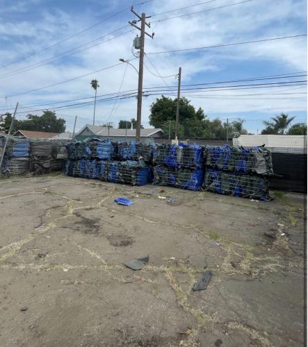 HDPE Trash Bin shred bales and bales 35942