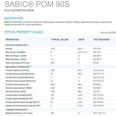 POM 90S  - Other plastic for sale on Scrapo