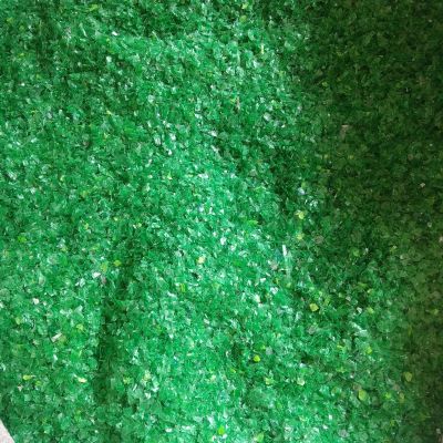 Green Pet cold washed flakes - PET/PETE for sale on Scrapo